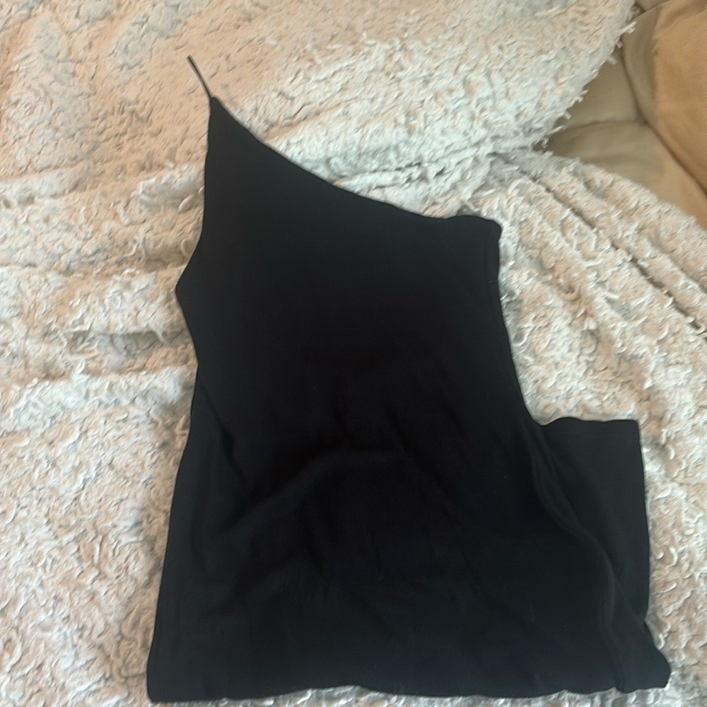 Joah brown 1 strap mini dress